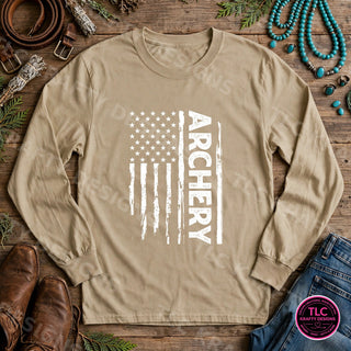 HUNT21 Gildan Long Sleeve Sand mockup