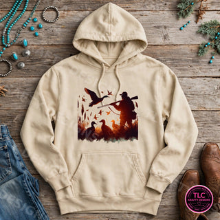 HUNT3 Comfort Colors Hoodie Natural mockup