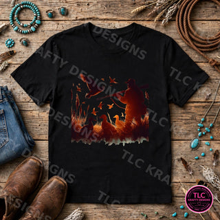 HUNT3 Comfort Colors Tee Black mockup