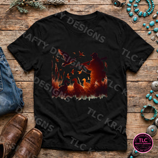 HUNT3 Gildan Tee Black mockup