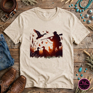 HUNT3 Gildan Tee Sand mockup