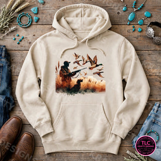 HUNT4 Comfort Colors Hoodie Natural mockup