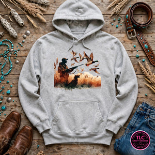 HUNT4 Gildan Hoodie Ash mockup