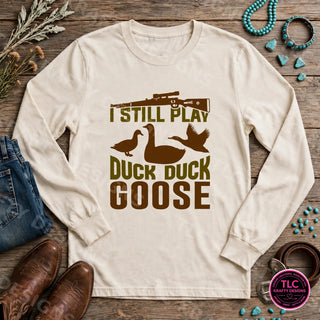 HUNT6 Comfort Colors Long Sleeve Natural mockup