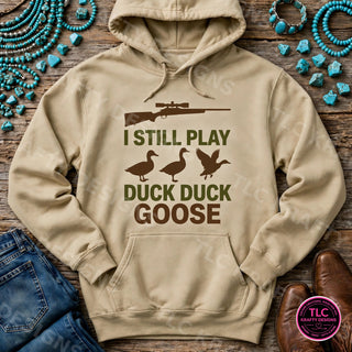 HUNT6 Gildan Hoodie Sand mockup