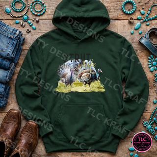 HUNT7 Gildan Hoodie Forest Green mockup