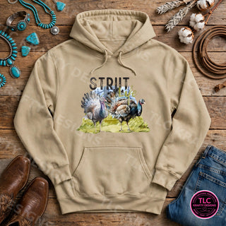 HUNT7 Gildan Hoodie Sand mockup