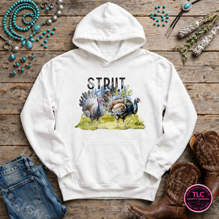 HUNT7 Gildan Hoodie White mockup