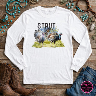 HUNT7 Gildan Long Sleeve White mockup