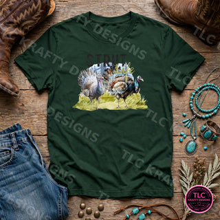 HUNT7 Gildan Tee Forest Green mockup