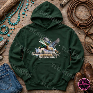 HUNT8 Comfort Colors Hoodie Forest mockup