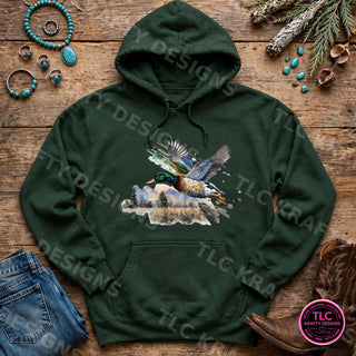 HUNT8 Gildan Hoodie Forest Green mockup