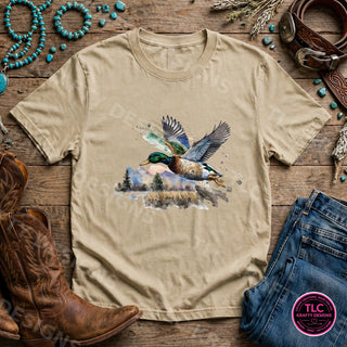 HUNT8 Gildan Tee Sand mockup