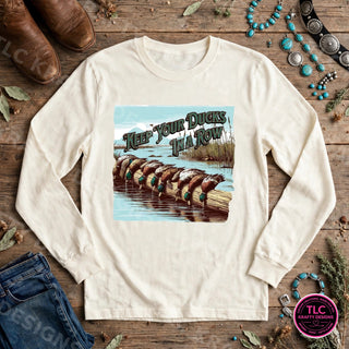 HUNT9 Comfort Colors Long Sleeve Ivory mockup