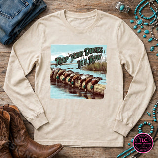 HUNT9 Comfort Colors Long Sleeve Natural mockup
