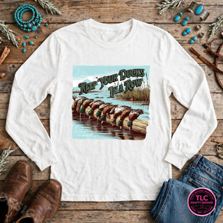 HUNT9 Comfort Colors Long Sleeve White mockup