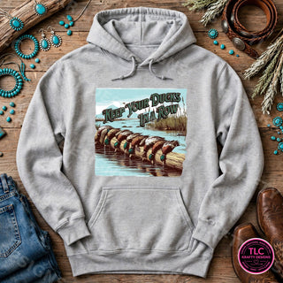 HUNT9 Gildan Hoodie Ash mockup