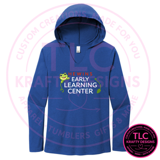 Hewins Early Learning Center Apparel - Hooded V-Neck Shirts