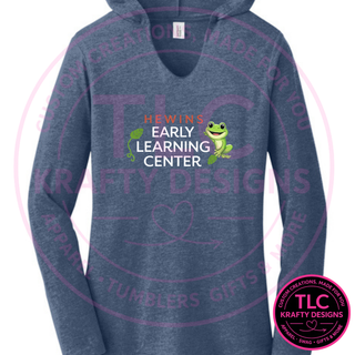 Hewins Early Learning Center Apparel - Hooded V-Neck Shirts