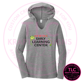 Hewins Early Learning Center Apparel - Hooded V-Neck Shirts
