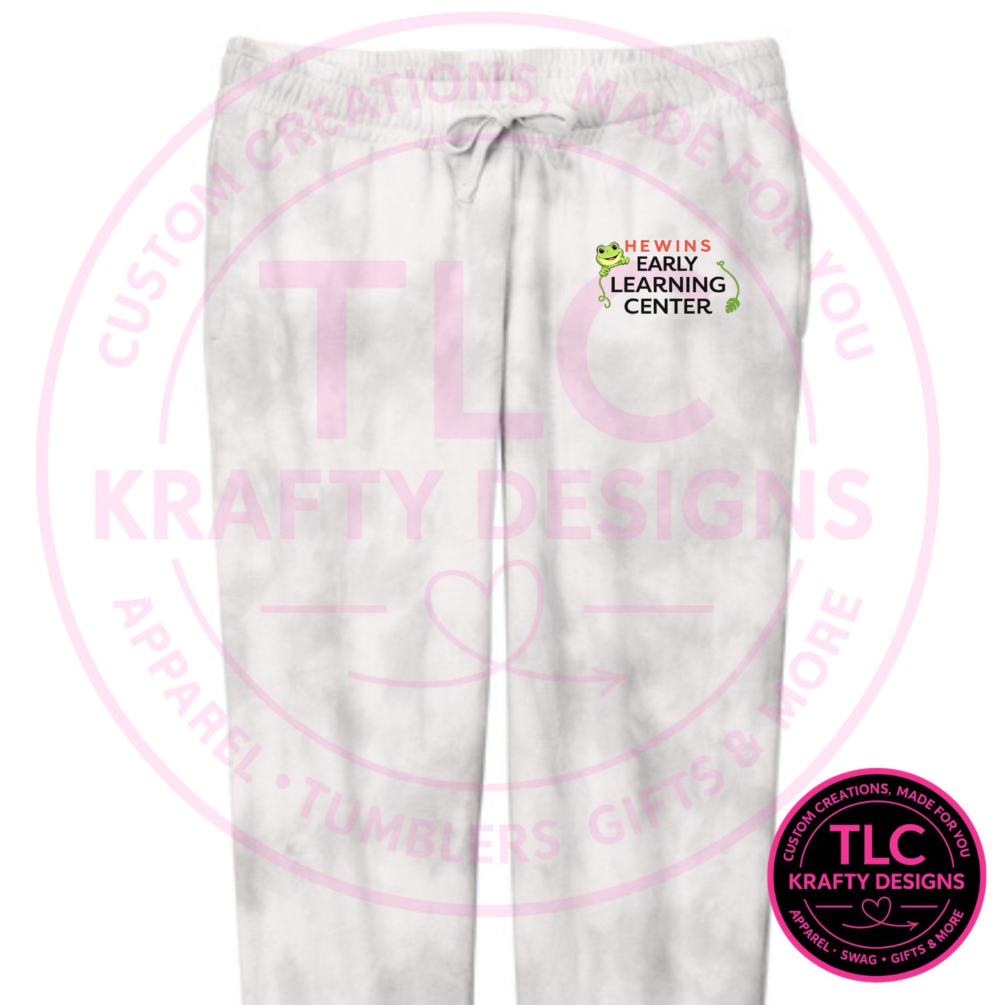 Hewins Early Learning Center Apparel - Tie-Dye Tie Waist Sweatpants