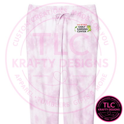 Hewins Early Learning Center Apparel - Tie-Dye Tie Waist Sweatpants