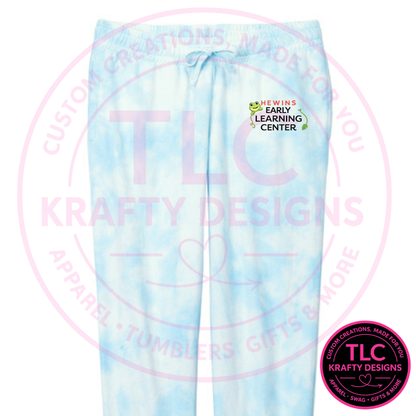 Hewins Early Learning Center Apparel - Tie-Dye Tie Waist Sweatpants