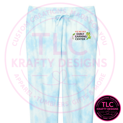 Hewins Early Learning Center Apparel - Tie-Dye Tie Waist Sweatpants
