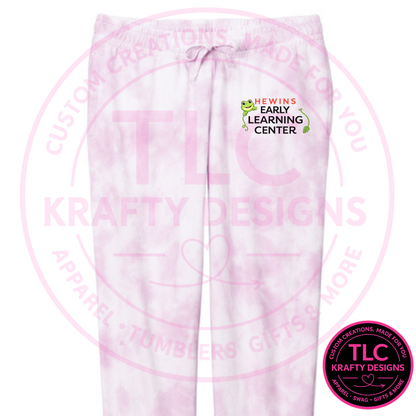 Hewins Early Learning Center Apparel - Tie-Dye Tie Waist Sweatpants