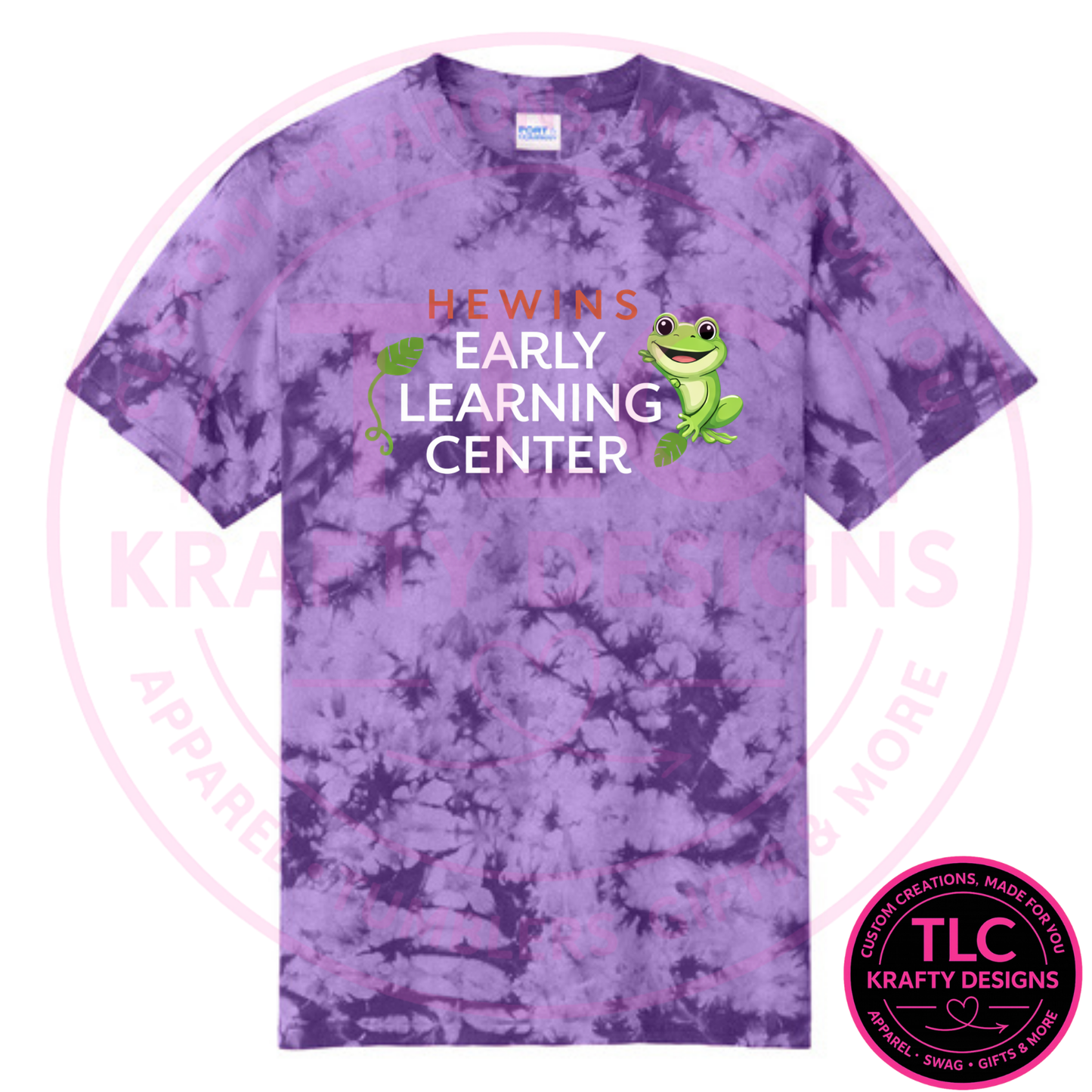 Hewins Early Learning Center Apparel - Tie-Dye T-Shirts