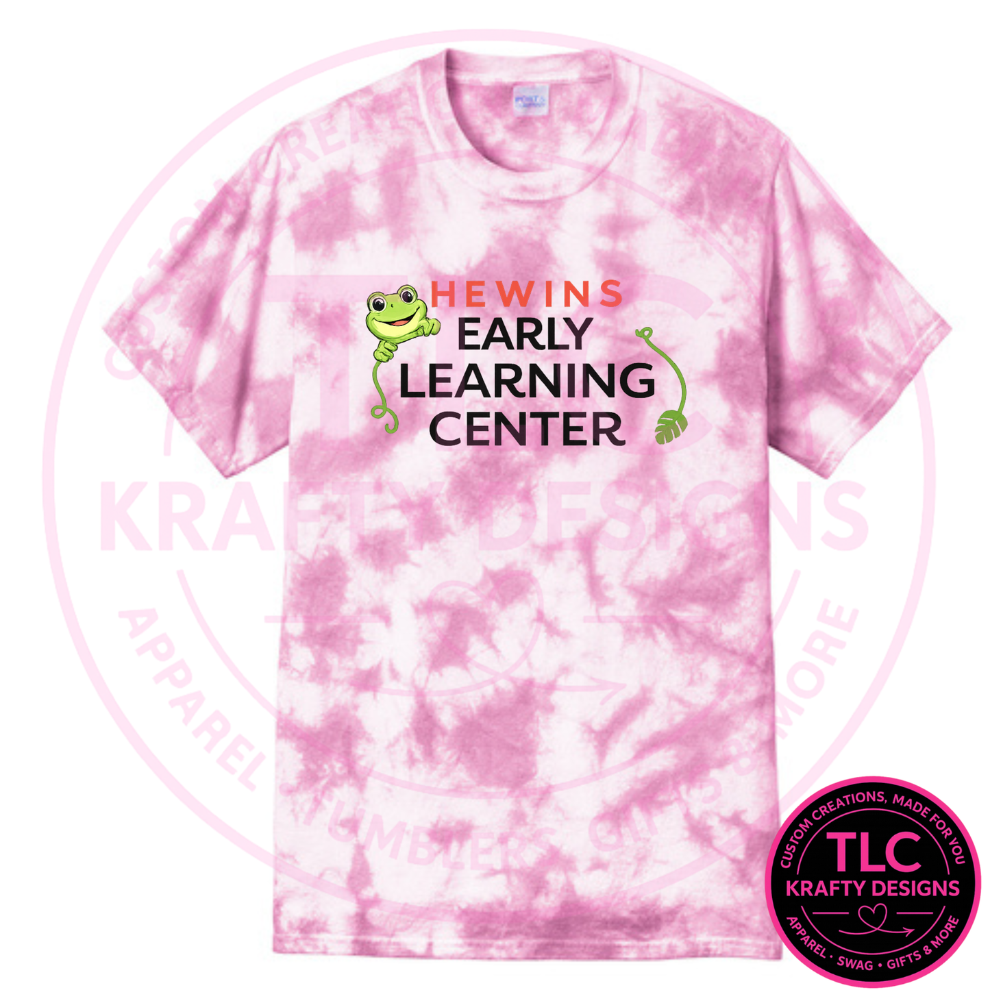 Hewins Early Learning Center Apparel - Tie-Dye T-Shirts
