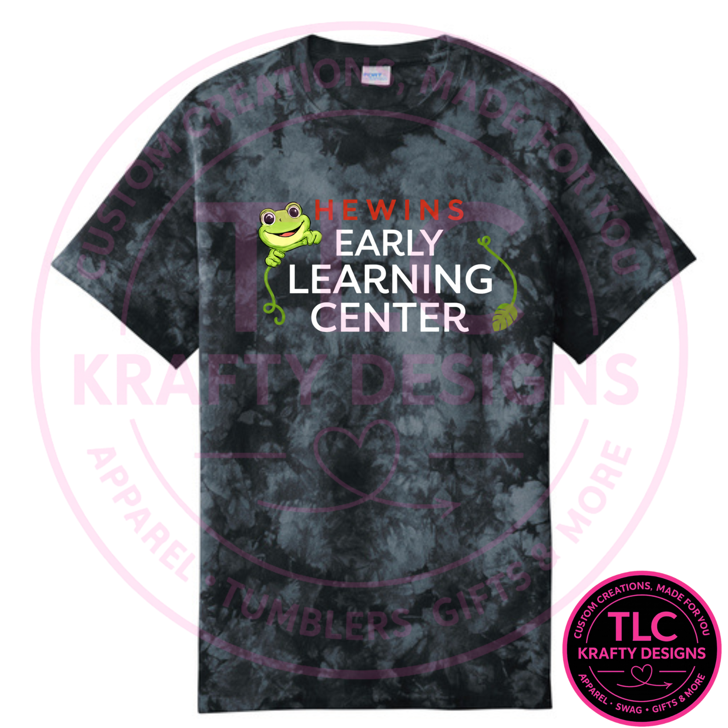 Hewins Early Learning Center Apparel - Tie-Dye T-Shirts