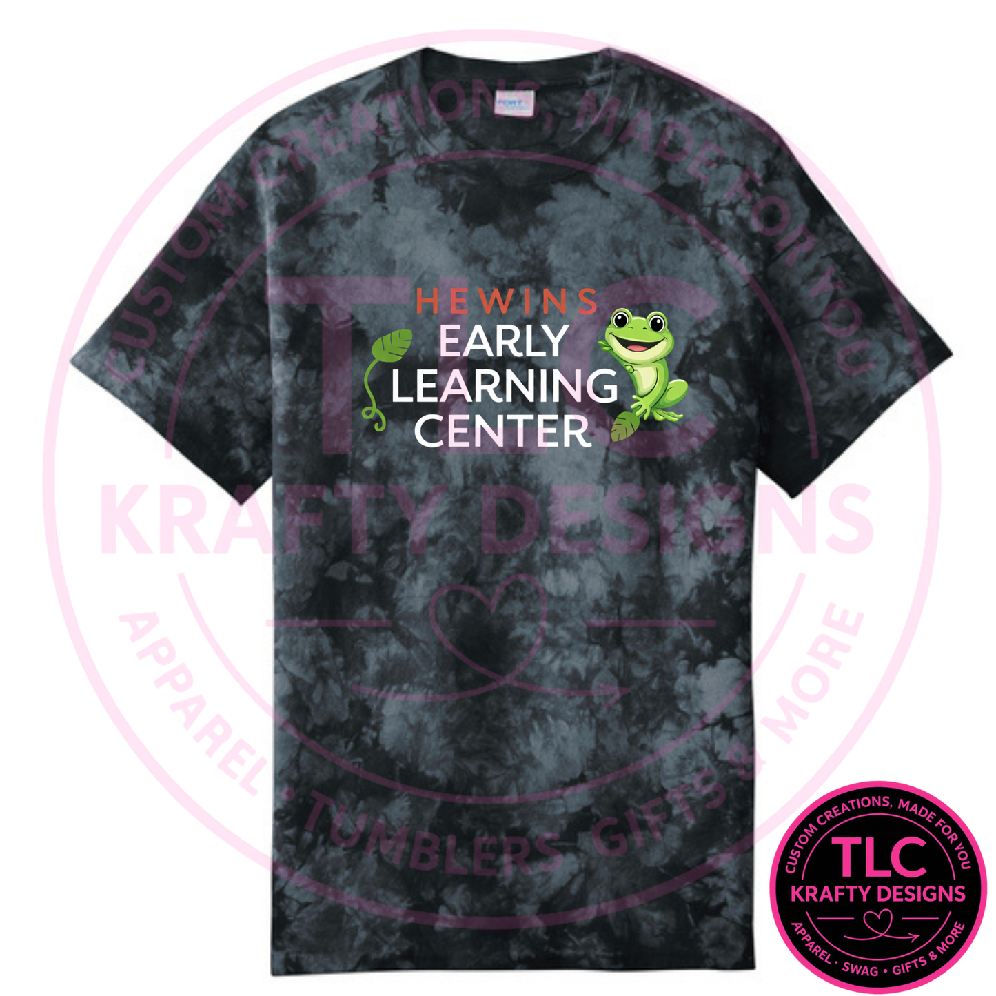 Hewins Early Learning Center Apparel - Tie-Dye T-Shirts