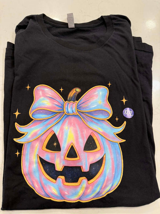 Vibrant Jack-O-Lantern Short Sleeve Tee LAST CHANCE CK