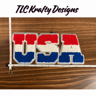 USA Chenille Patch Design – Patriotic Patch Apparel