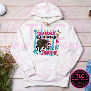 JIM2 Comfort Colors Hoodie White mockup