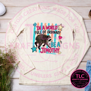 JIM2 Comfort Colors Long Sleeve Ivory mockup