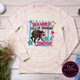 JIM2 Comfort Colors Long Sleeve Natural mockup
