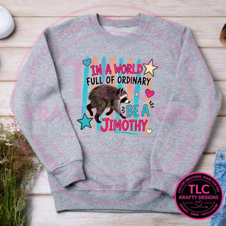JIM2 Gildan Crewneck Ash mockup