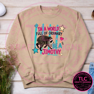 JIM2 Gildan Crewneck Sand mockup