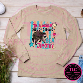 JIM2 Gildan Long Sleeve Sand mockup