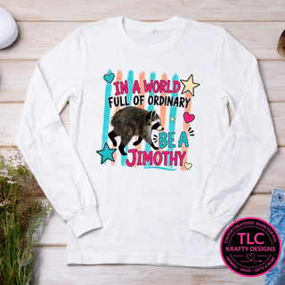 JIM2 Gildan Long Sleeve White mockup