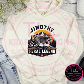 JIM3 Comfort Colors Hoodie Ivory mockup