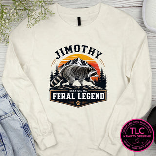 JIM3 Comfort Colors Long Sleeve Ivory mockup