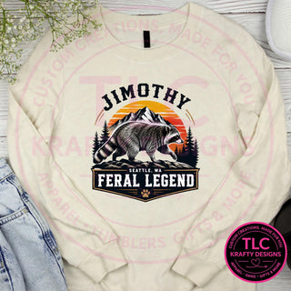 JIM3 Comfort Colors Long Sleeve Natural mockup