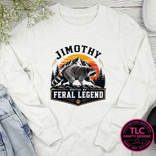 JIM3 Comfort Colors Long Sleeve White mockup