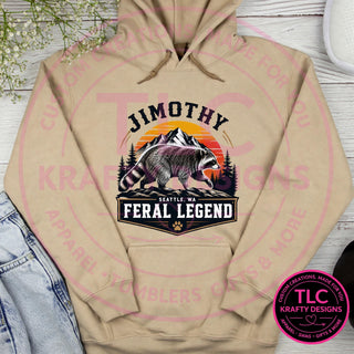 JIM3 Gildan Hoodie Sand mockup