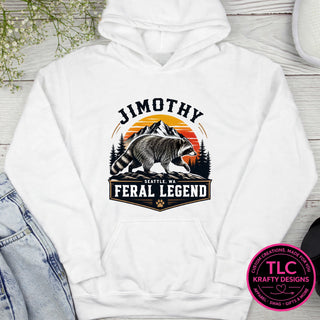 JIM3 Gildan Hoodie White mockup