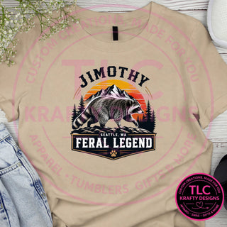 JIM3 Gildan Tee Sand mockup