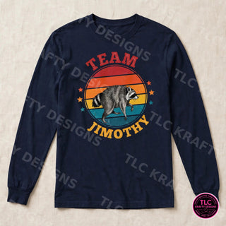 JIM4 Comfort Colors Long Sleeve Navy mockup